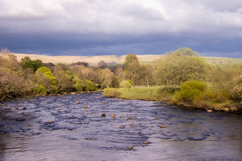 Coldberry Gutter and the River Tees, Teesdale