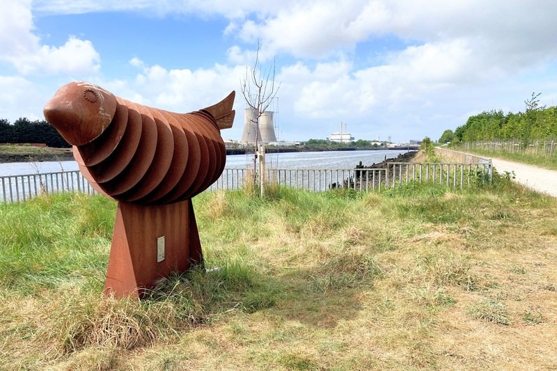 'Seal' sculpture - River Tees, Middlesbrough